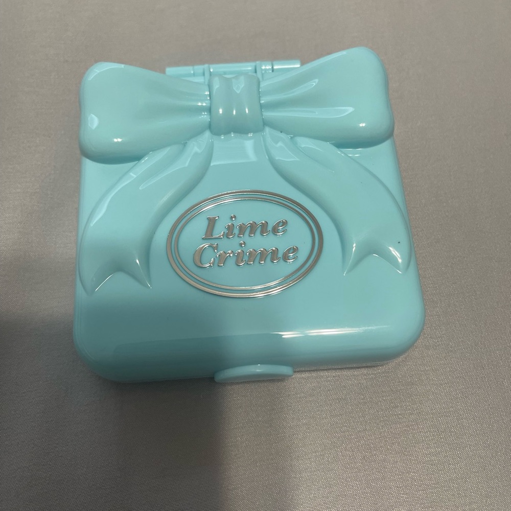 Lime Crime Polly Pocket inspired eyeshadow palette